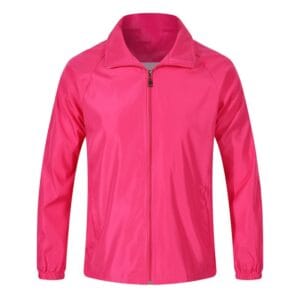 140GSM windbreaker pink front