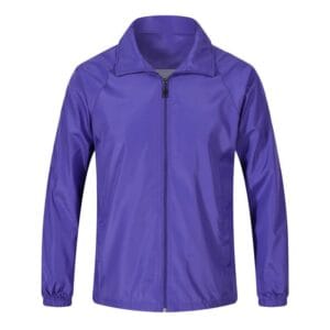 140GSM windbreaker purple front