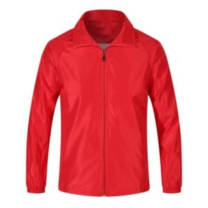 140GSM windbreaker red front