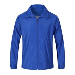 140GSM windbreaker royale blue front