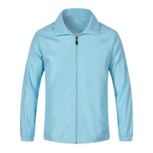140GSM windbreaker sky blue front