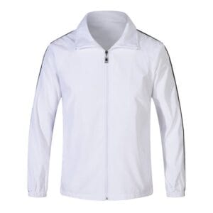 140GSM windbreaker white front