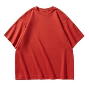 Blend Oversized Tee 300GSM brick red front