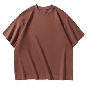 Blend Oversized Tee 300GSM brown front