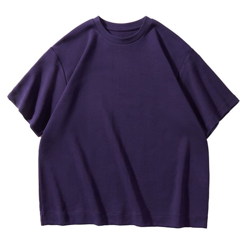 Blend Oversized Tee 300GSM-purple front