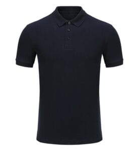 Cotton Polo Tee PGY 1CA03 navy front