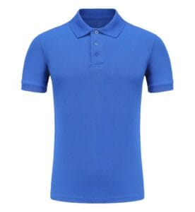 Cotton Polo Tee PGY 1CA03 royale blue front