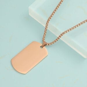 Dog Tag Titanium Steel Necklace 4