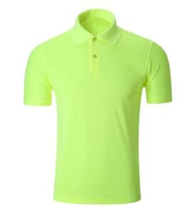 Drifit Polo Tee PGY 1030 lime green front