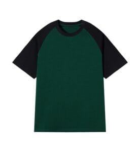 Duo Tone Oversized Tee black and green front