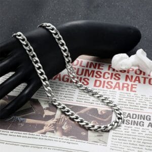 Hip Hop Style Titanium Steel Necklace 3