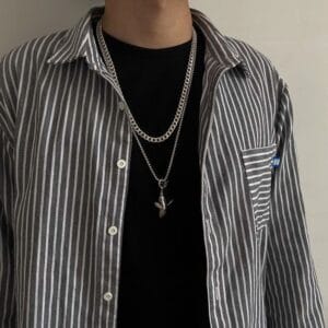 Hip Hop Style Titanium Steel Necklace
