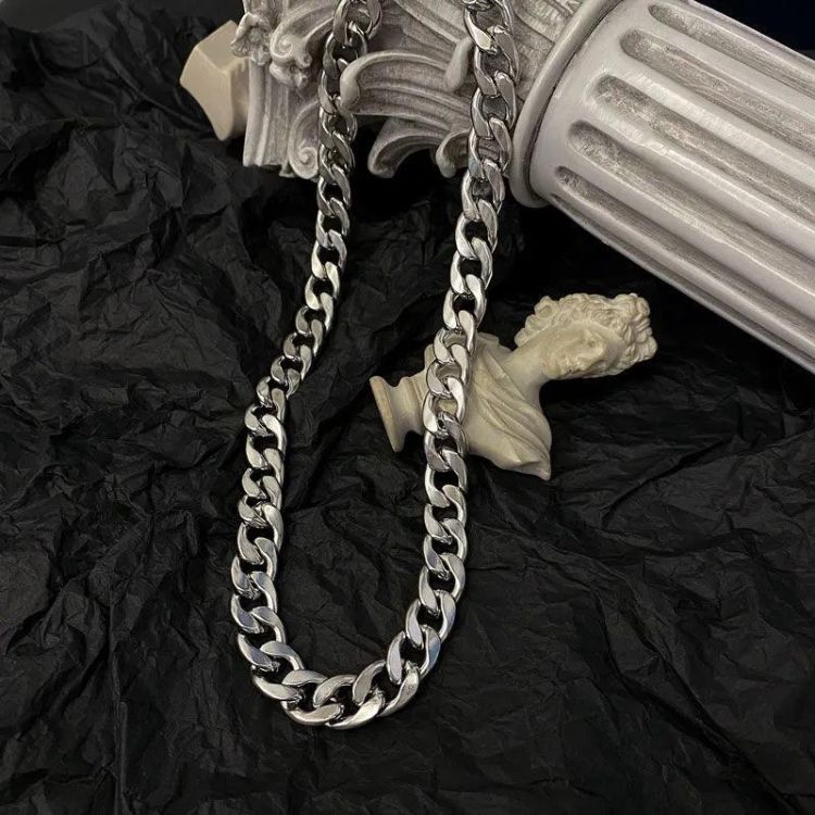 Hip Hop Style Titanium Steel Necklace (4)