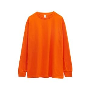 Long Sleeve Tee 250GSM bright orange