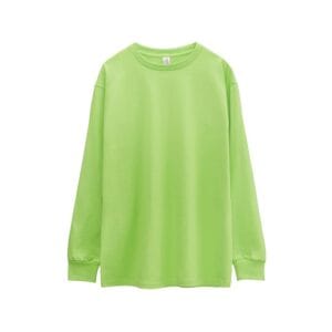 Long Sleeve Tee 250GSM lime green