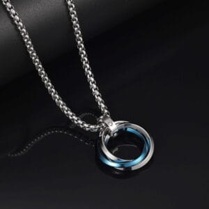 Luxury Ring Titanium Steel Necklace 4