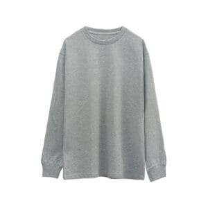 Oversized Long Sleeve Tee 250GSM grey
