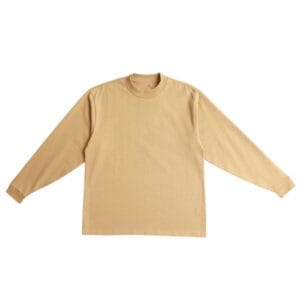 Oversized Long Sleeve Tee 400GSM Orange Front