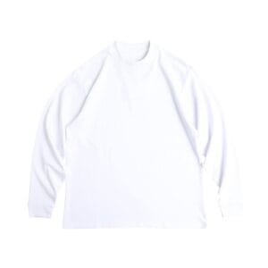 Oversized Long Sleeve Tee 400GSM white Front