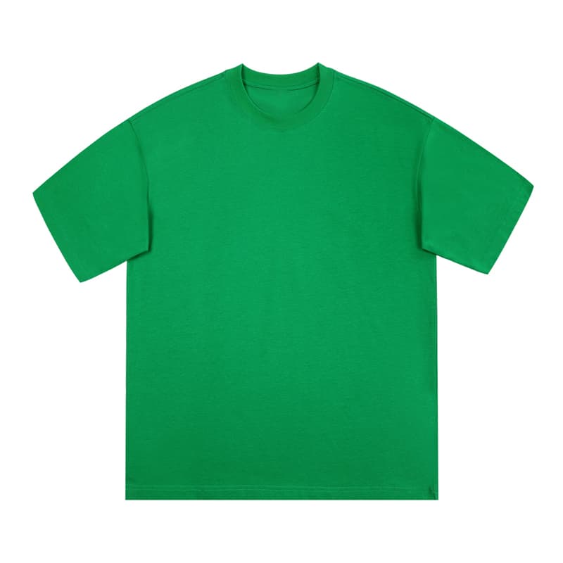 Oversized Reinforced Collar 250GSM-GREEN FRONT.png