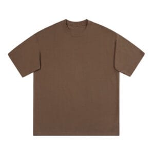 Oversized Reinforced Collar 280GSM BROWN FRONT.png