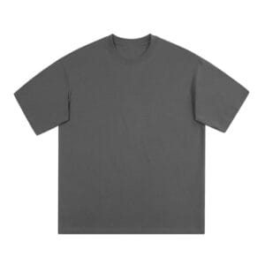 Oversized Reinforced Collar 280GSM DARK GREY FRONT