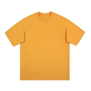 Oversized Reinforced Collar 280GSM GOLD YELLOW FRONT