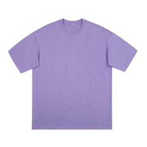 Oversized Reinforced Collar 320GSM PURPLE FRONT