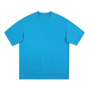 Oversized Reinforced Collar 320GSM SKY BLUE FRONT