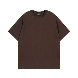 Oversized Tee 240GSM dark brown