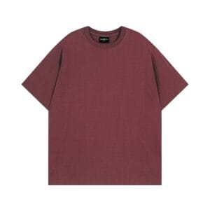 Oversized Tee 240GSM maroon