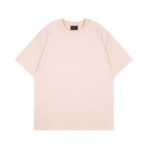 Oversized Tee 240GSM white pink