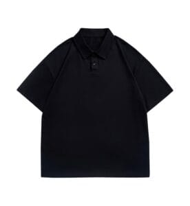 Polo Oversized Tee black
