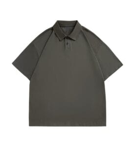 Polo Oversized Tee charcoal grey