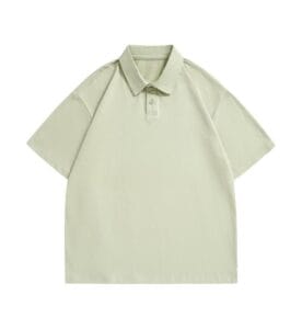 Polo Oversized Tee cream green