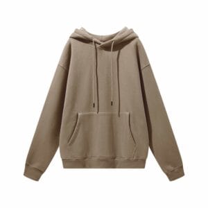 Premium Hoodie BE chocolate front