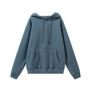 Premium Hoodie BE haze blue front