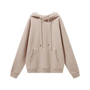 Premium Hoodie BE khaki front