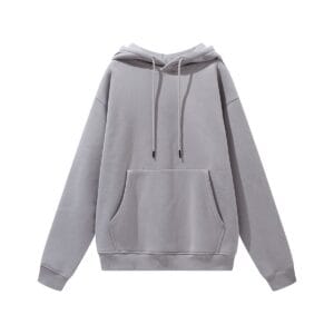 Premium Hoodie BE light grey front