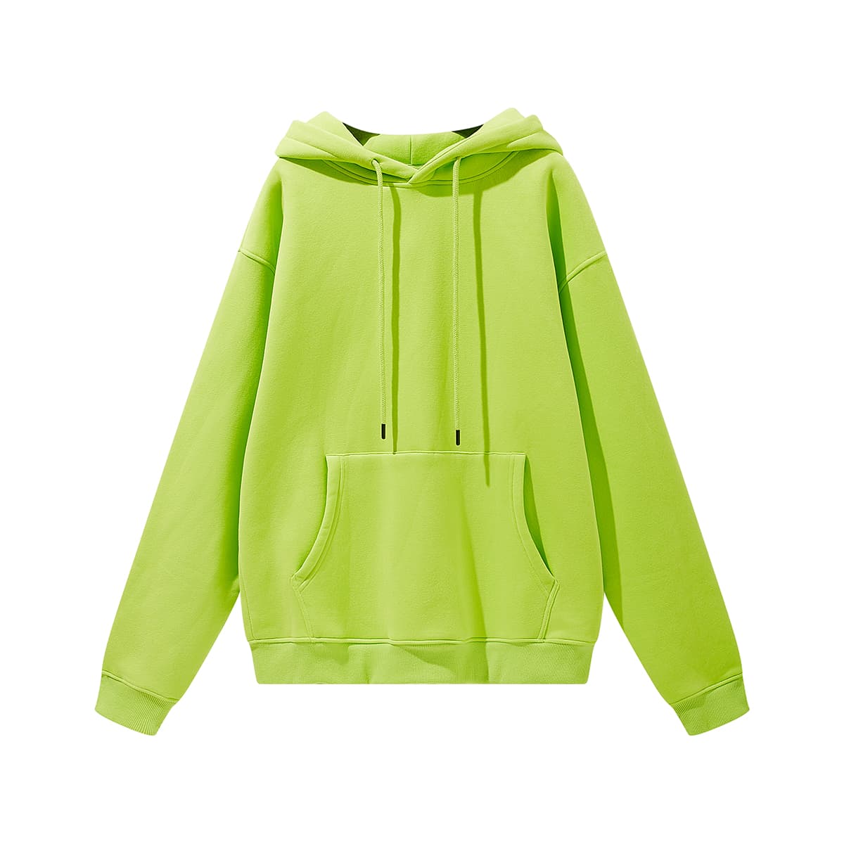 Premium Hoodie BE-lime green front