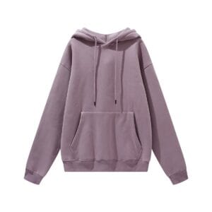 Premium Hoodie BE soot purple front