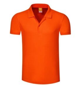 Premium Polo Tee TS 621 Orange Front