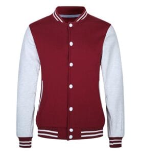 Premium Varsity Jacket PGY D312 maoroon front