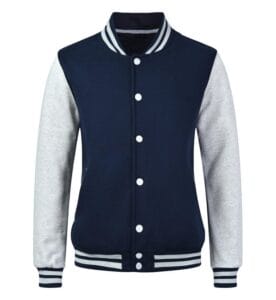 Premium Varsity Jacket PGY D312 navy front