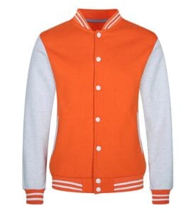 Premium Varsity Jacket PGY D312 orage front