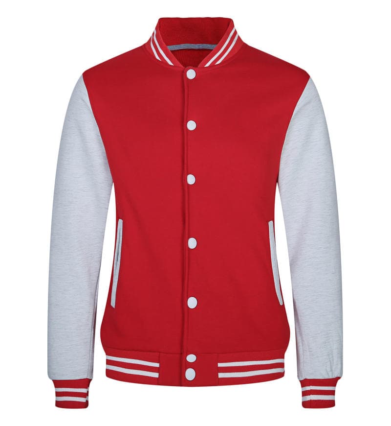 Premium Varsity Jacket PGY-D312-red front