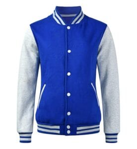 Premium Varsity Jacket PGY D312 royale blue front