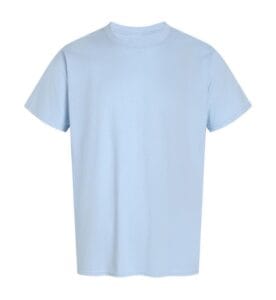Regular Tee T1800 light blue front