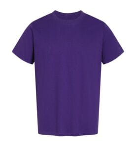 Regular Tee T1800 purple front