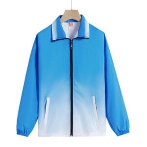 TS 981 Gradient Windbreaker Blue Front